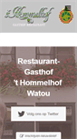 Mobile Screenshot of hommelhof.be